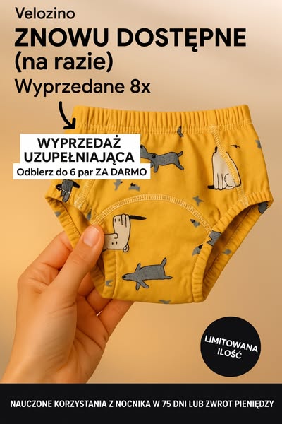 Bielizna do nauki korzystania z nocnika