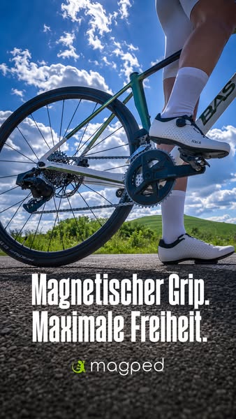 Magnetpedale für Rennräder
