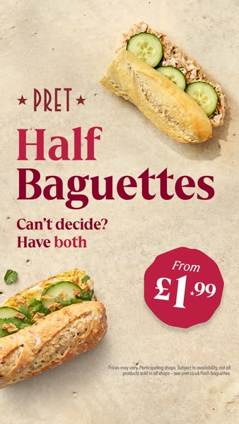 Try Half Baguettes