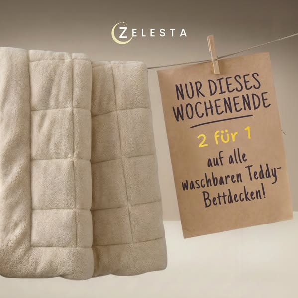 Nicht verpassen: 2 für 1 auf Teddy