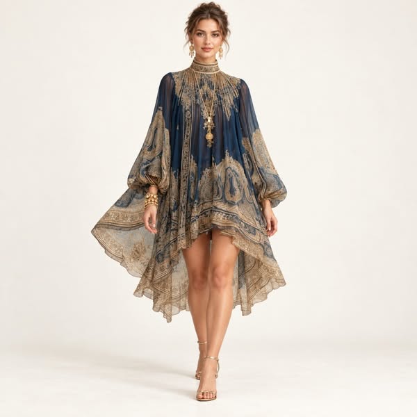 Boho Chic Mini Dress