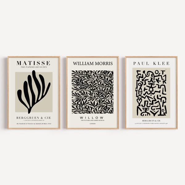 45% Off Midcentury Set of 3 Art Prints!