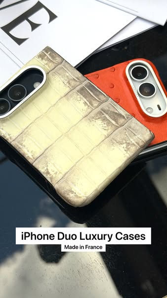 NEW IN: Exclusive iPhone Duo Leather Cases