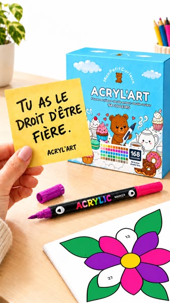Le plaisir d'une page colorée