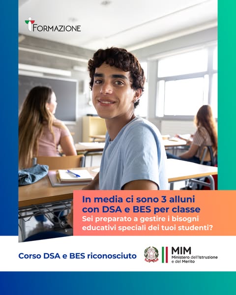 Corso DSA e BES Riconosciuto MIM