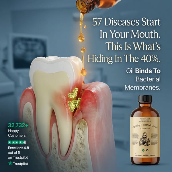 57 diseases start in your mouth. Your toothbrush misses where most of them begin.