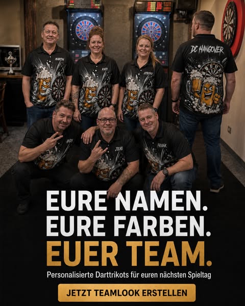 Dein Darttrikot mit Namen