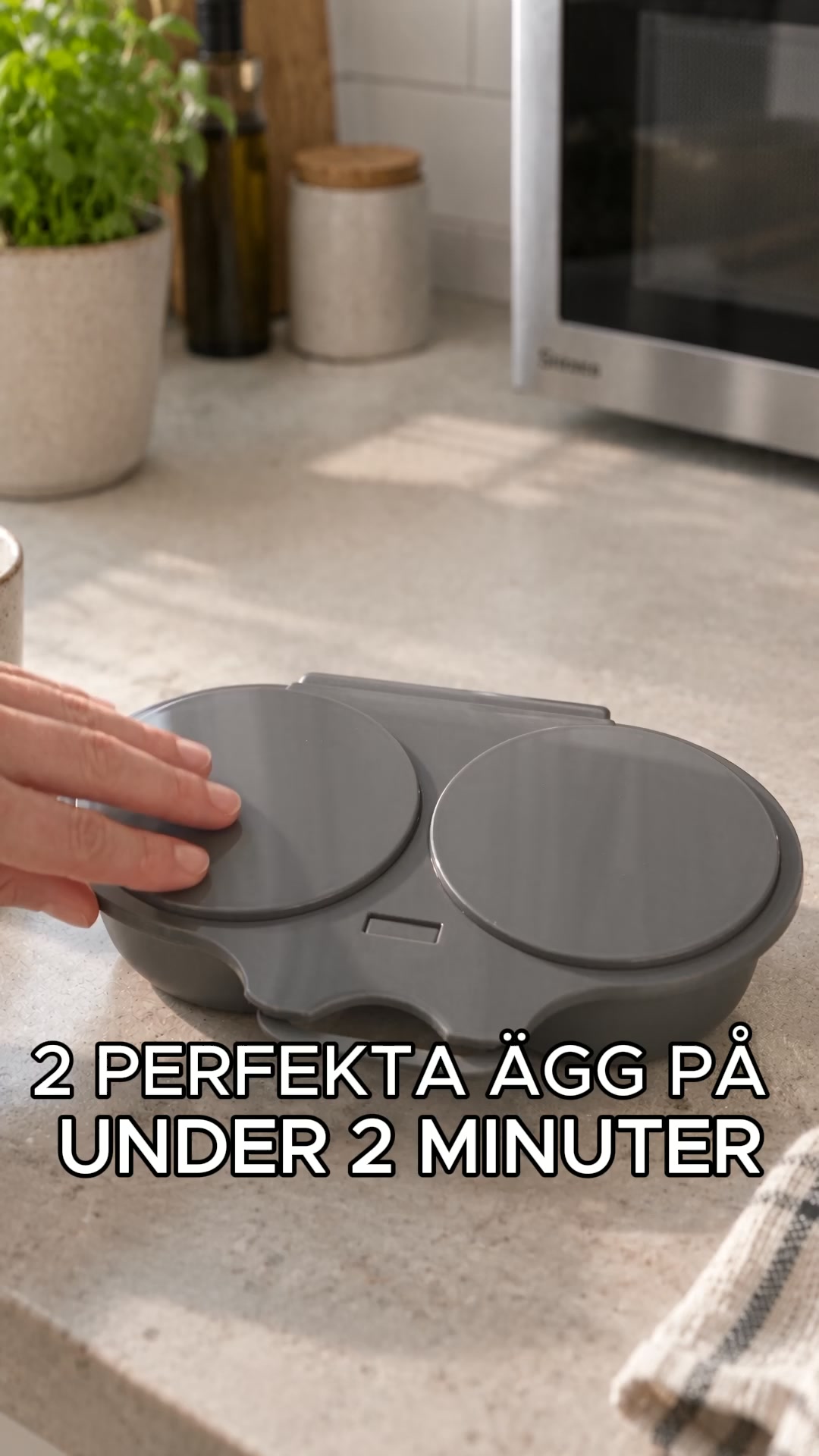 2 perfekta ägg på under 2 minuter