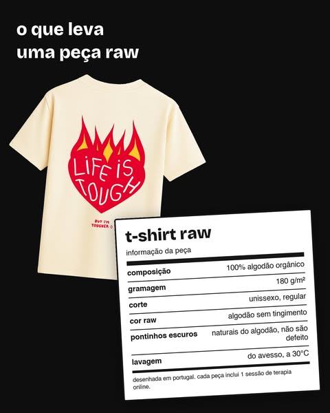 a etiqueta, sem letras pequenas