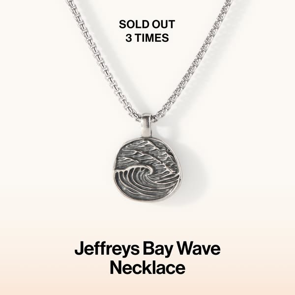Jeffreys Bay Wave Necklace