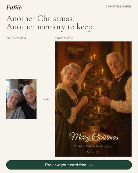 A familiar face. A little Christmas magic.