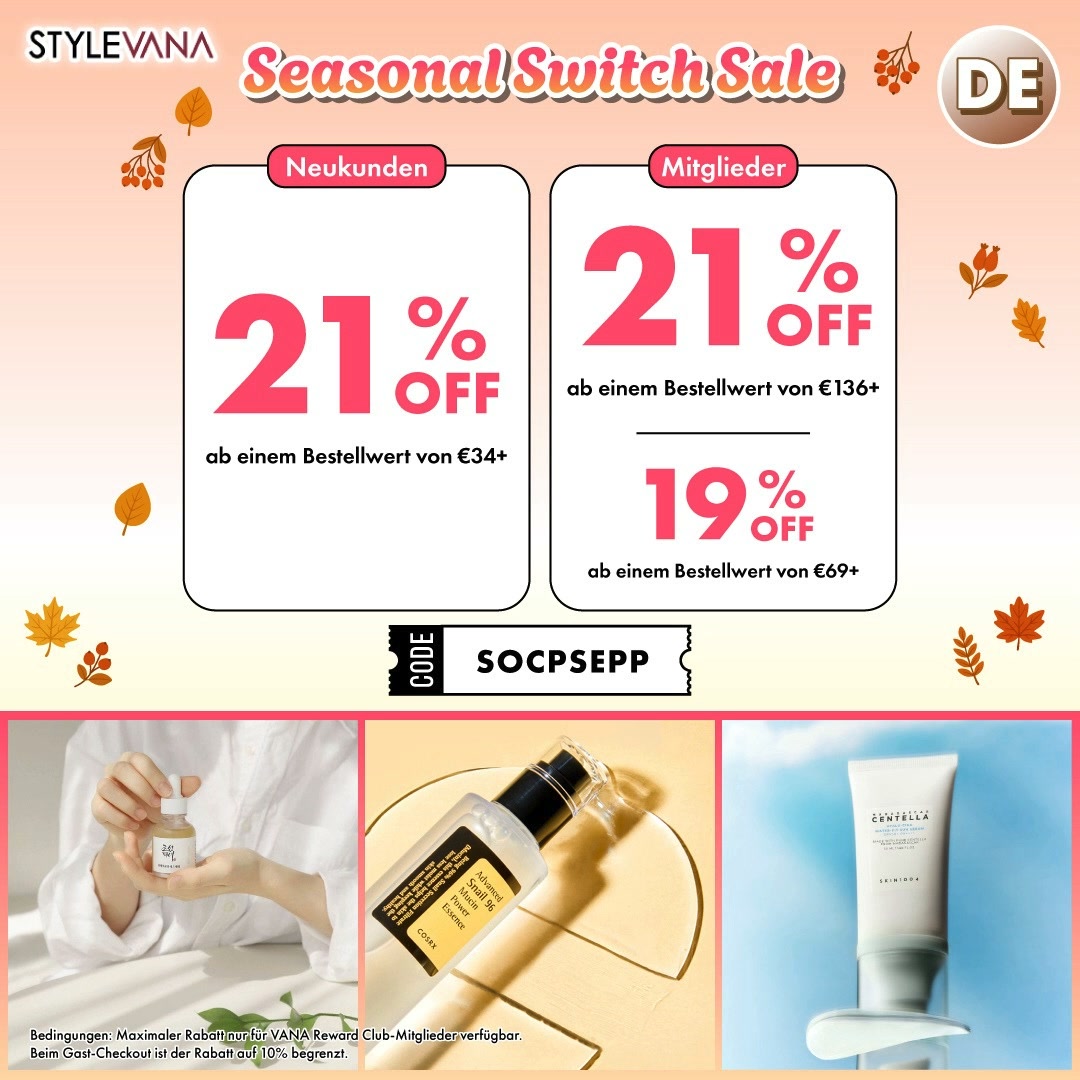 Nutze [𝐒𝐎𝐂𝐏𝐒𝐄𝐏𝐏] 𝐟ü𝐫 𝟐𝟑% 𝐄𝐗𝐓𝐑𝐀 Rabatt auf Suncare-Produkte + 𝟐𝟏% 𝐄𝐗𝐓𝐑𝐀 Rabatt auf alle anderen Artikel!