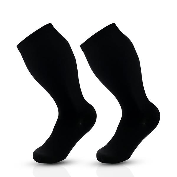 Plusock Plus Size Pure Color Compression Socks 2XL-7XL