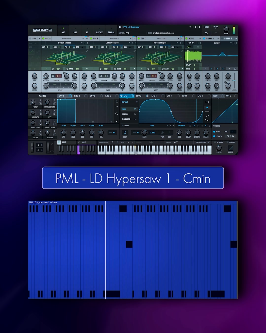 Serum 2 Presets & MIDI Crafted by Pro Artists