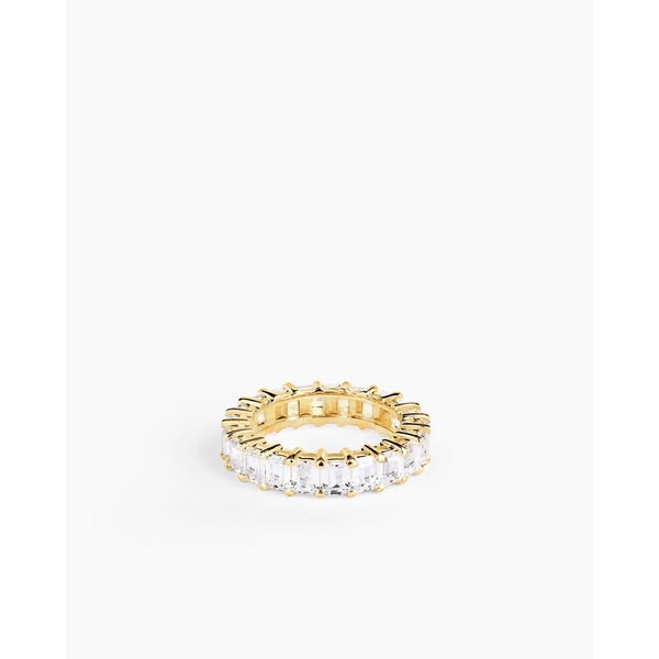 Eternity Emerald Ring Gold