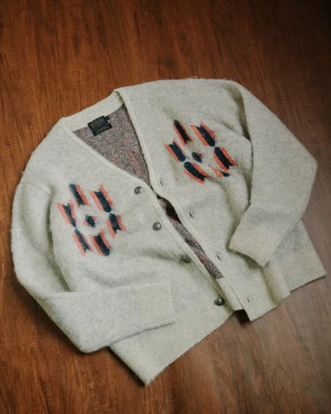 Mohair Cardigan - Four Corners Ecru