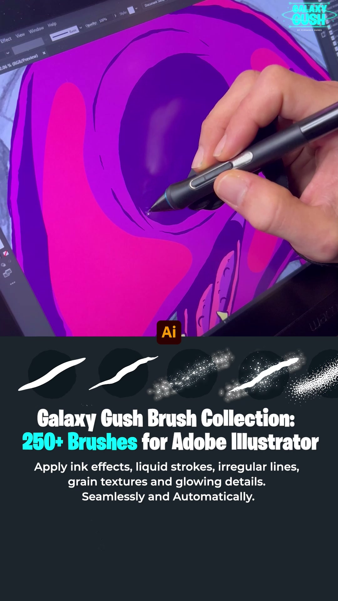 Galaxy Gush Bundle for Adobe Illustrator