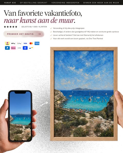 Maak kunst van je vakantiefoto