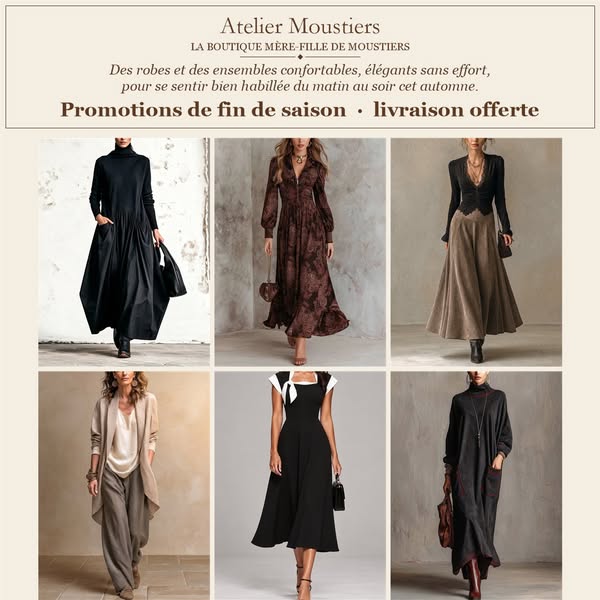 Des robes longues qui tombent bien, du matin au soir