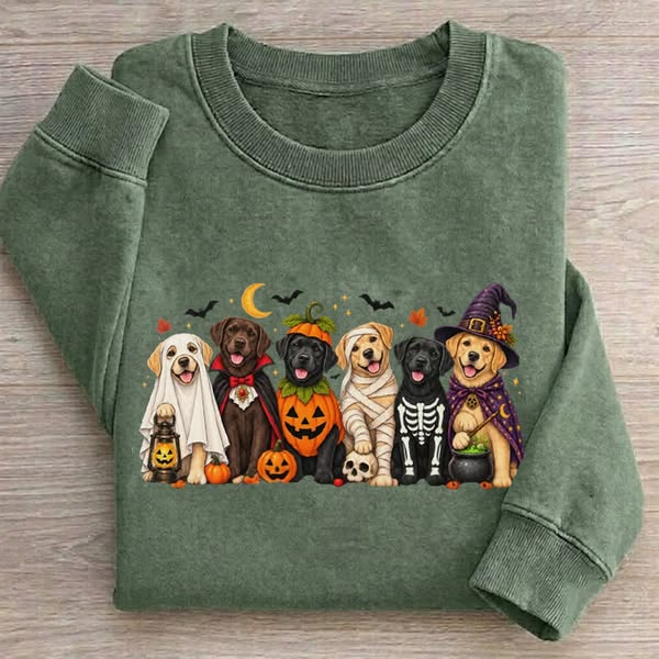 Spooky Labrador Retriever Halloween Sweatshirt