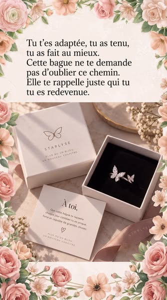 Bague Papillon — Elle ne reste jamais en cage