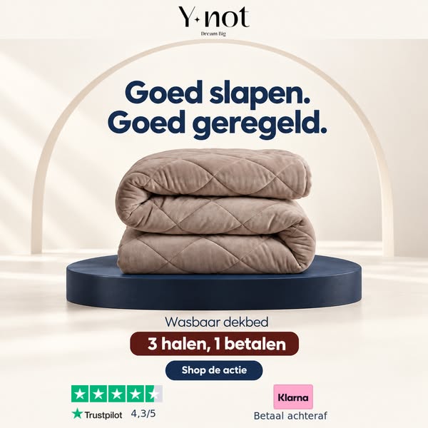 3 dekbedden halen, maar 1 betalen