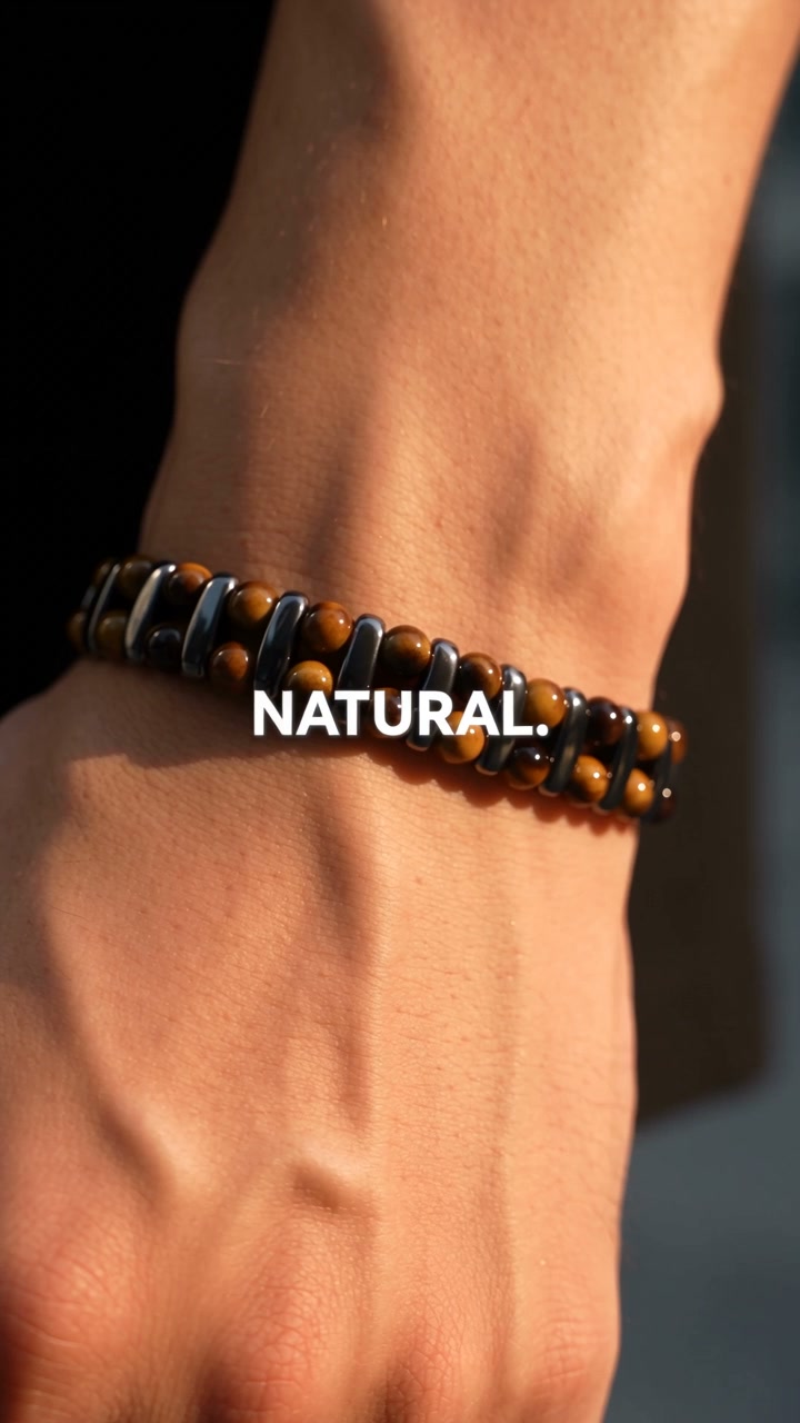 Natural Tiger's Eye Stone Bracelet