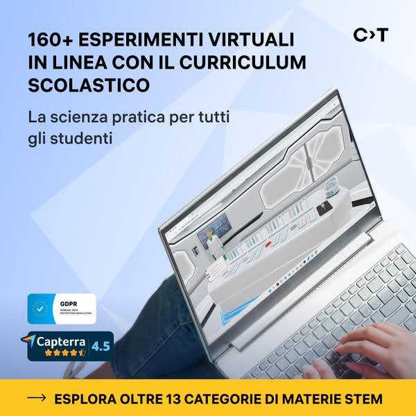 Laboratori virtuali di biologia, chimica e fisica su qualsiasi dispositivo