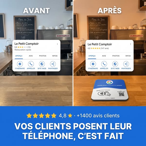 Plaque Avis Google Digifeel