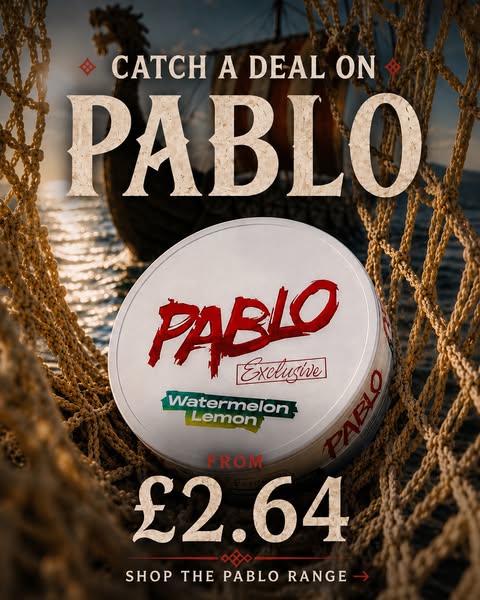 Search: 99 results found for "pablo" - Snus Vikings