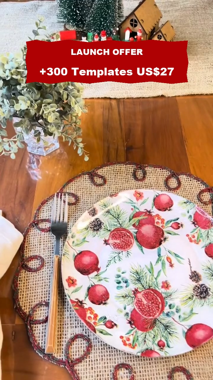 4.5/5 Table Décor Template Kit™ | 300+ Templates