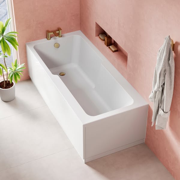 Armourcast Reinforced Keyhole Shower Bath
