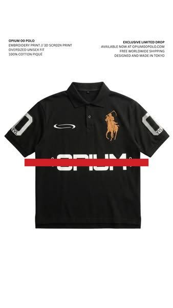LIMITED EDITION OPIUM 00 POLO
(FREE WORLDWIDE SHIPPING)