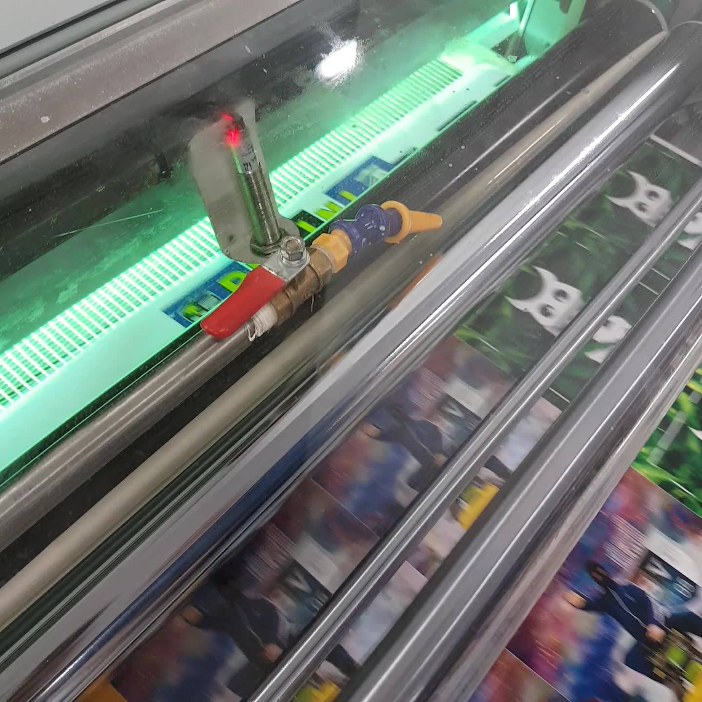 Laminating stickers
