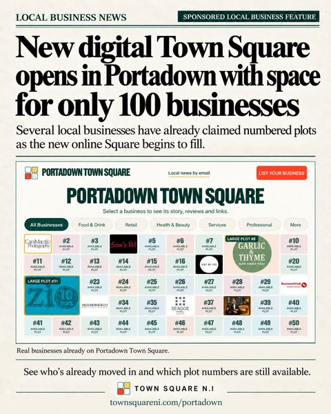 Will your business be one of Portadown's 100?