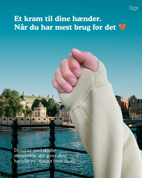 En hoodie der føles som et kram