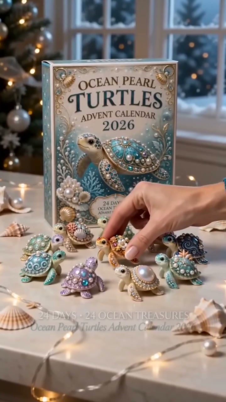 Ocean Pearl Turtles Advent Calendar 2026
