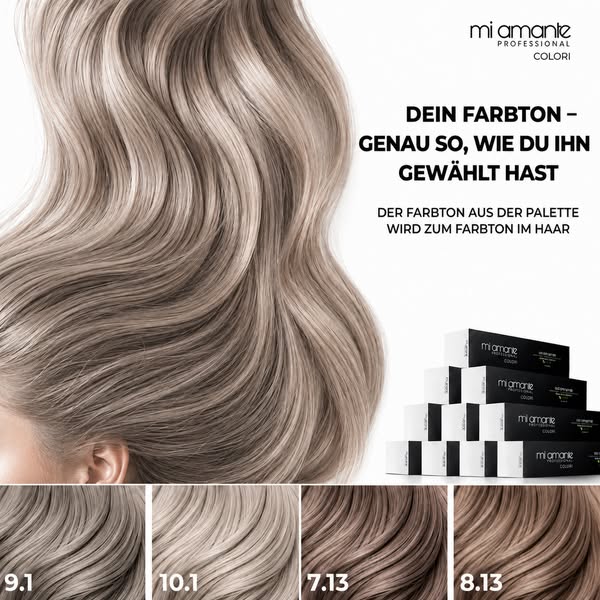 Die Farbe hält - ohne das Haar zu schädigen.