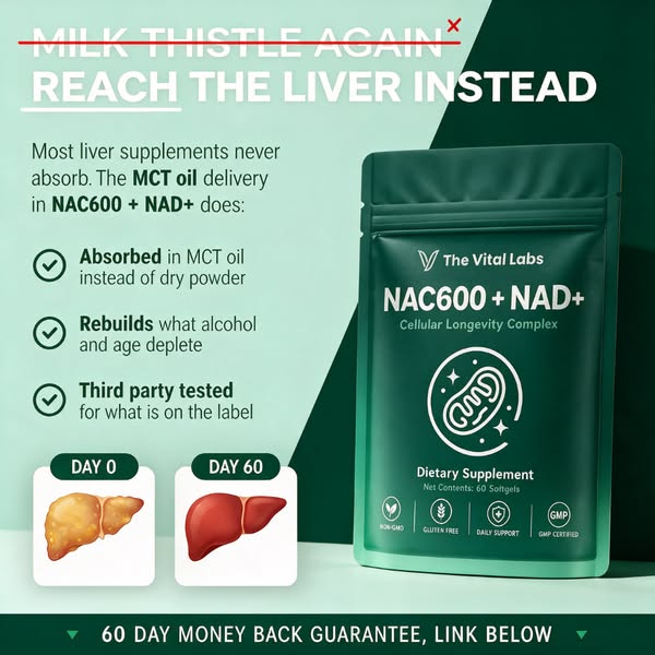 Your Liver Is Drowning. NAC Throws The Lifeline