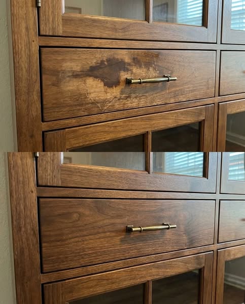 If your wood furniture is stained, read this...