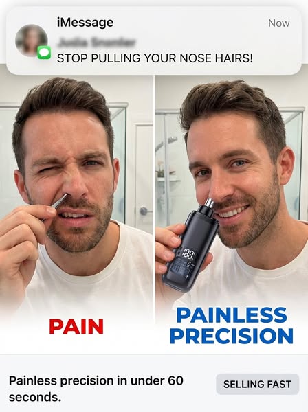 Digital Display Nasal Hair Trimmer