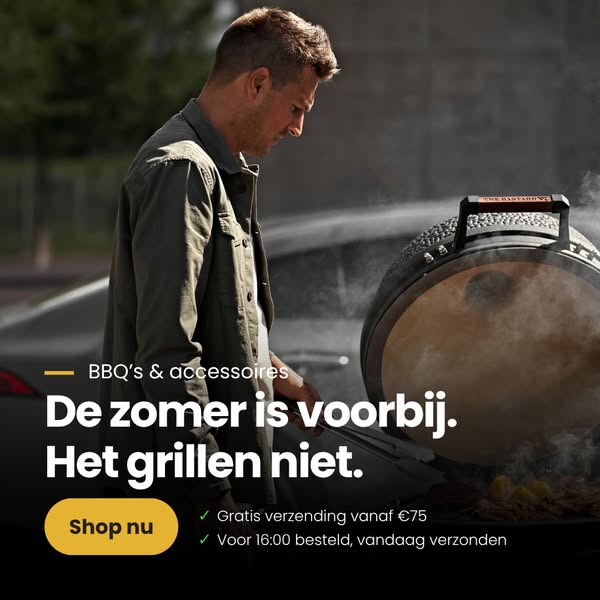 De zomer is voorbij. Het grillen niet.