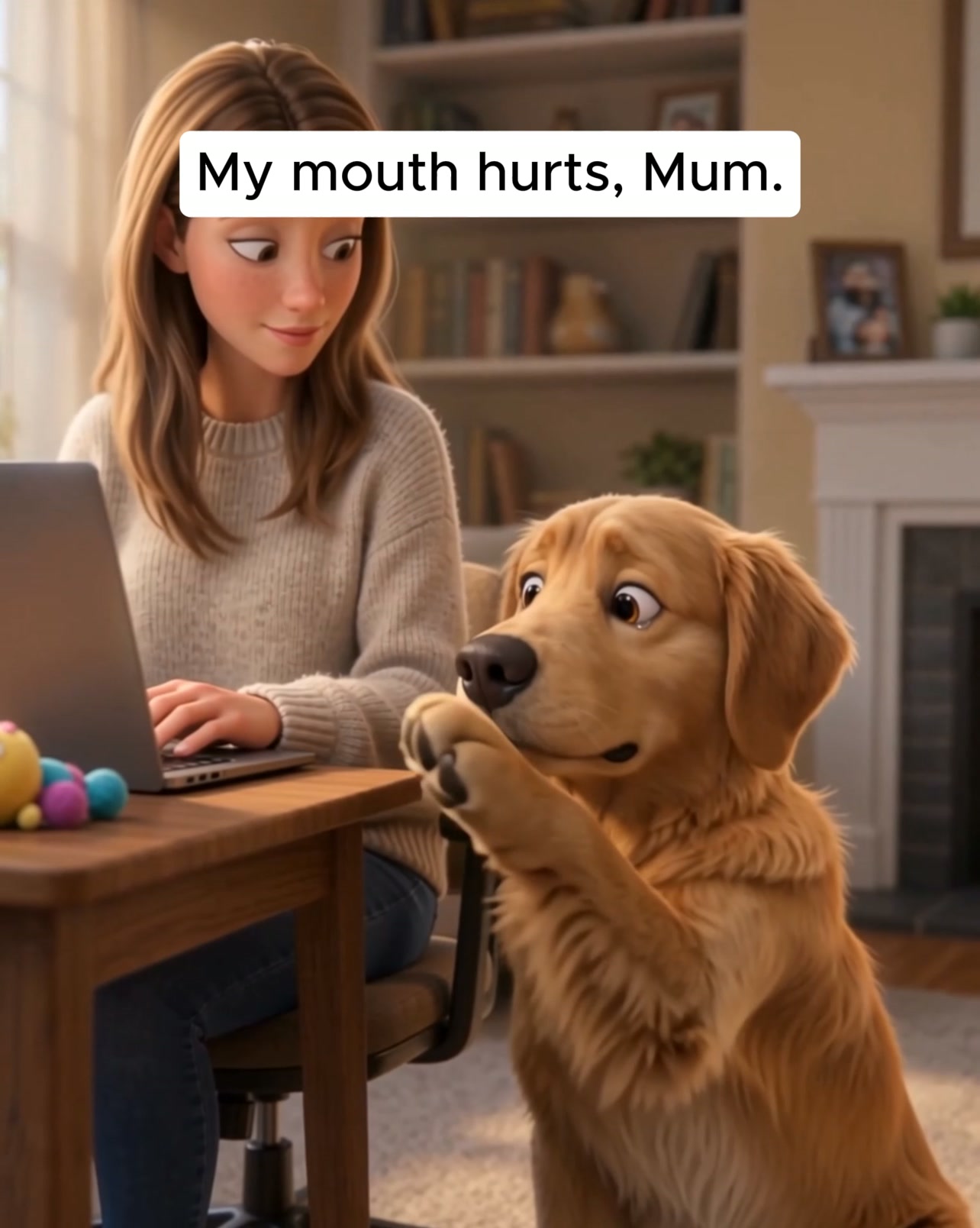 He Can’t Tell You His Mouth Hurts