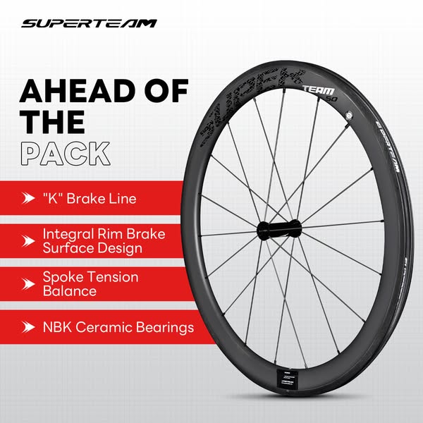 Classic PRO R25-50 Carbon Wheelset RIM Brake Black Decals