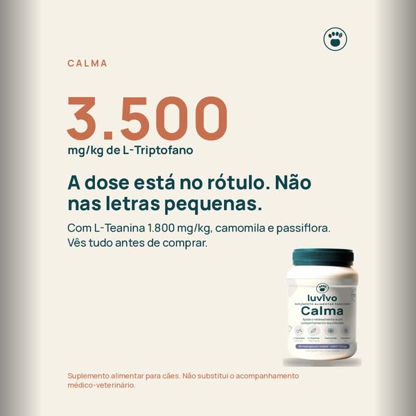 3.500 mg/kg de L-Triptofano