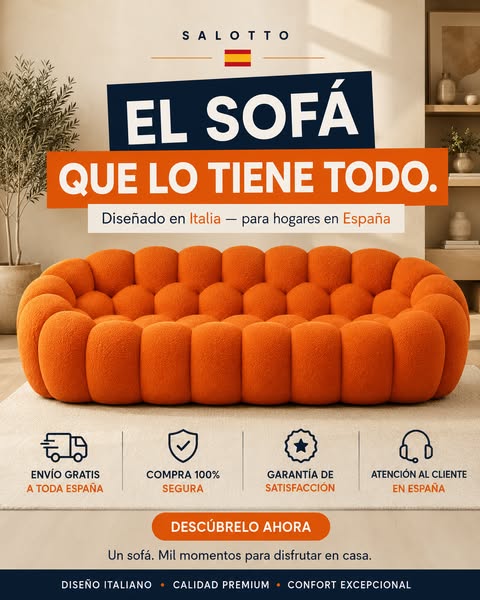 Sofa estilo burbuja