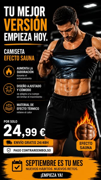 Camiseta Efecto Sauna | 24,99 €