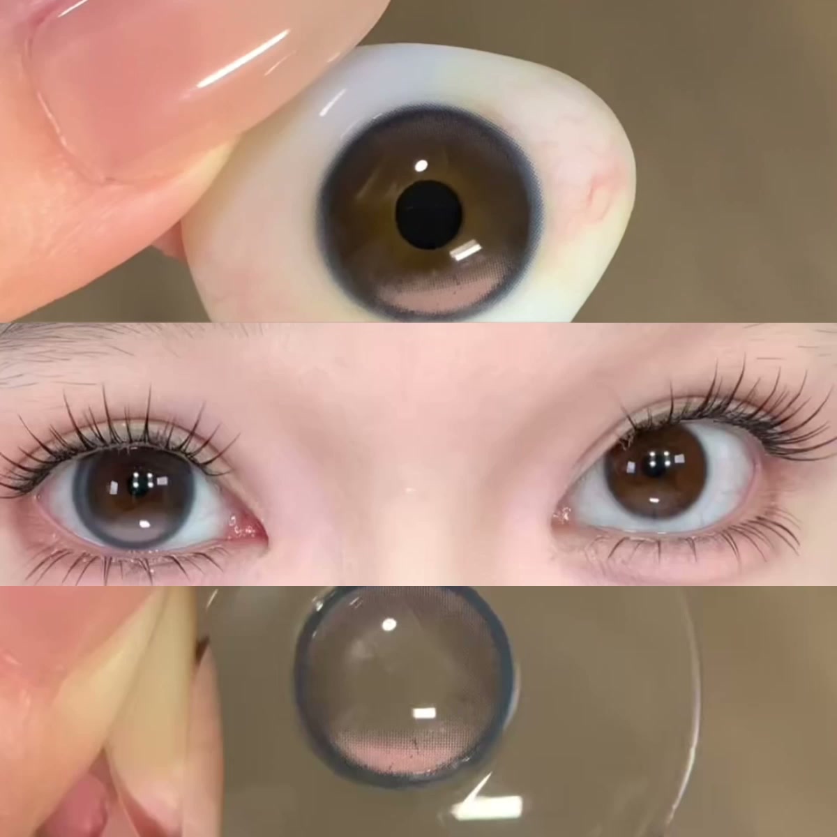 5 Pairs Sea Salt Pink 14.5mm Weighted(non-rotating) Contact Lenses(1 Day)