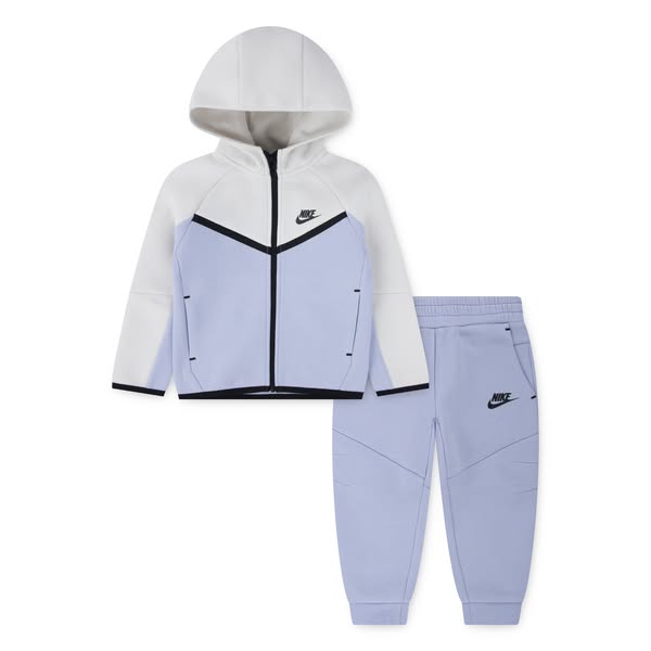 Nike Tech Fleece Trainingspak Full-Zip Peuters Grijsgroen
