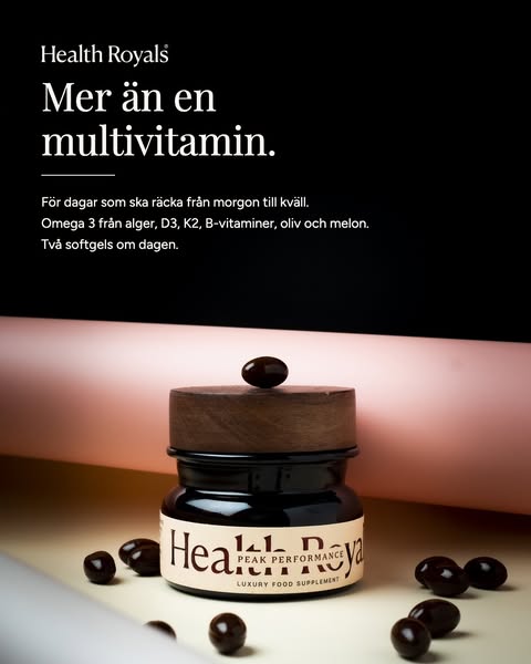 Peak Performance. Två softgels om dagen.